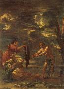 Salvator Rosa Odysseus and Nausicaa Sweden oil painting artist